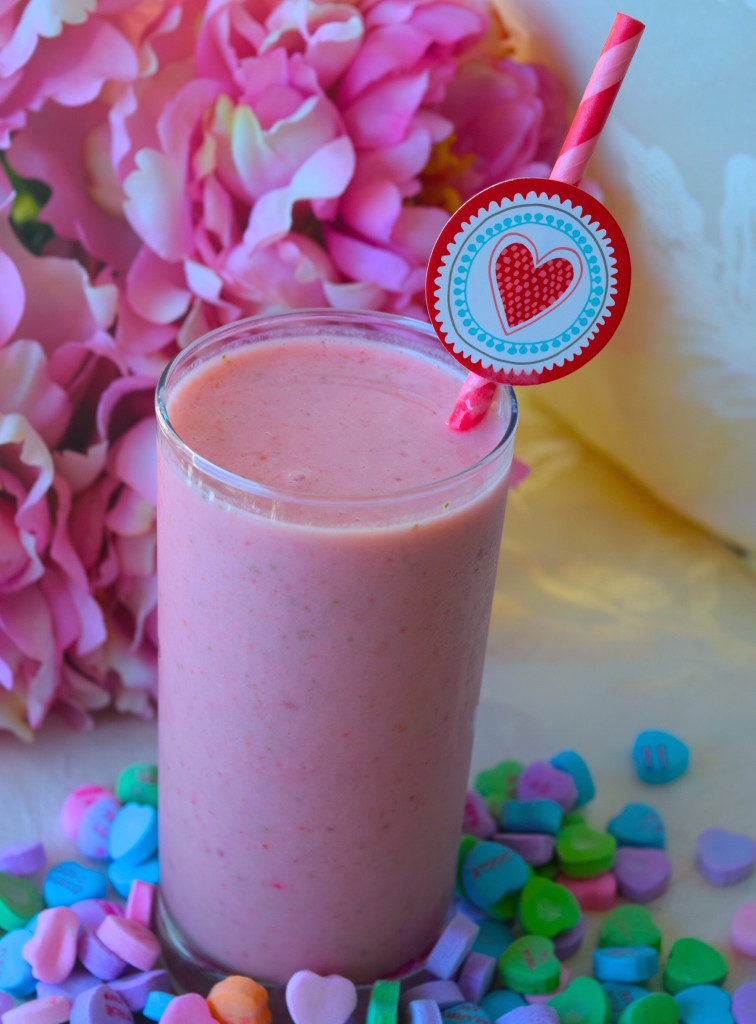 Valentines Day Fresh Strawberry Smoothie Summergirl Fitness