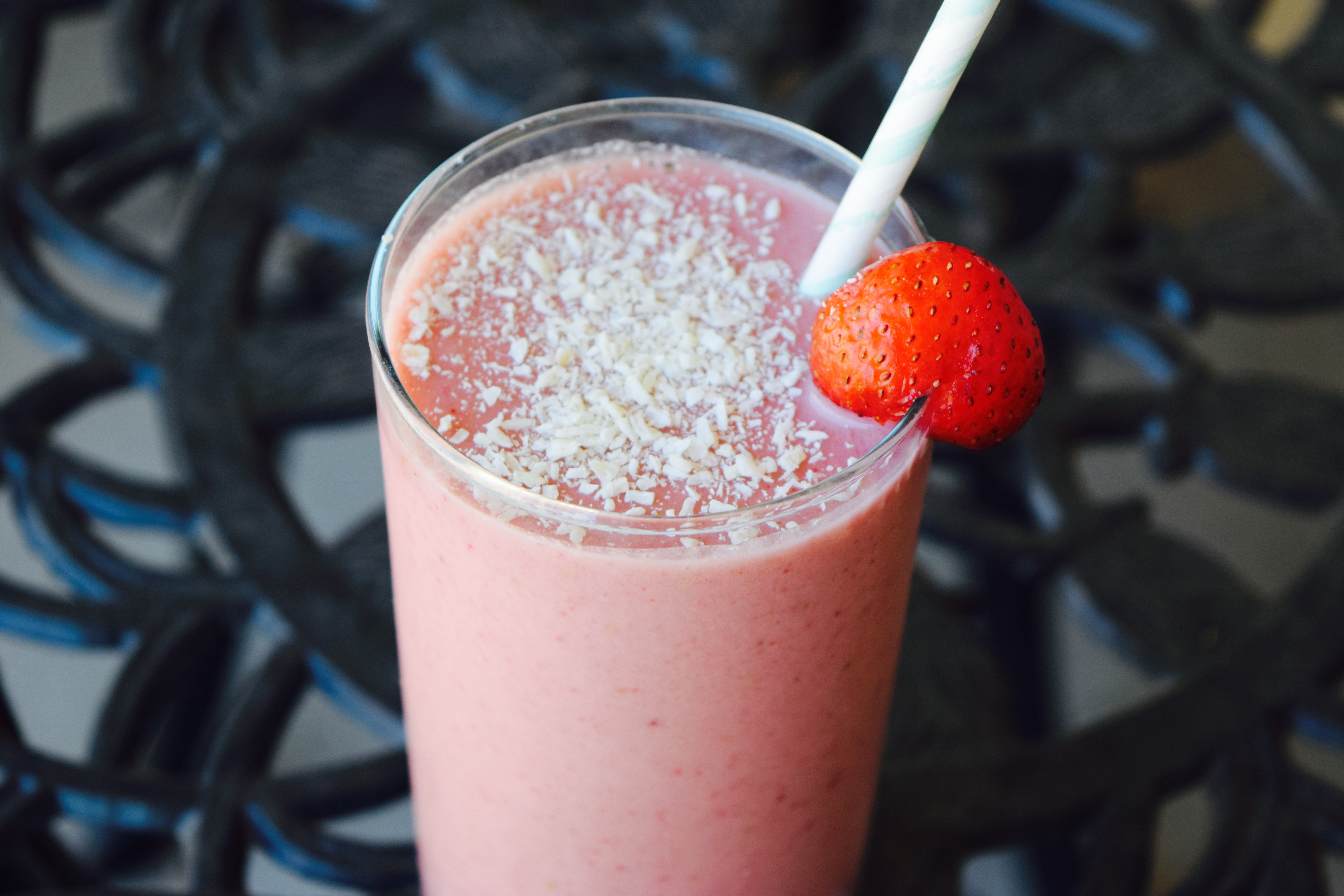 Vegan Strawberry Protein Shake | SummerGirl Fitness